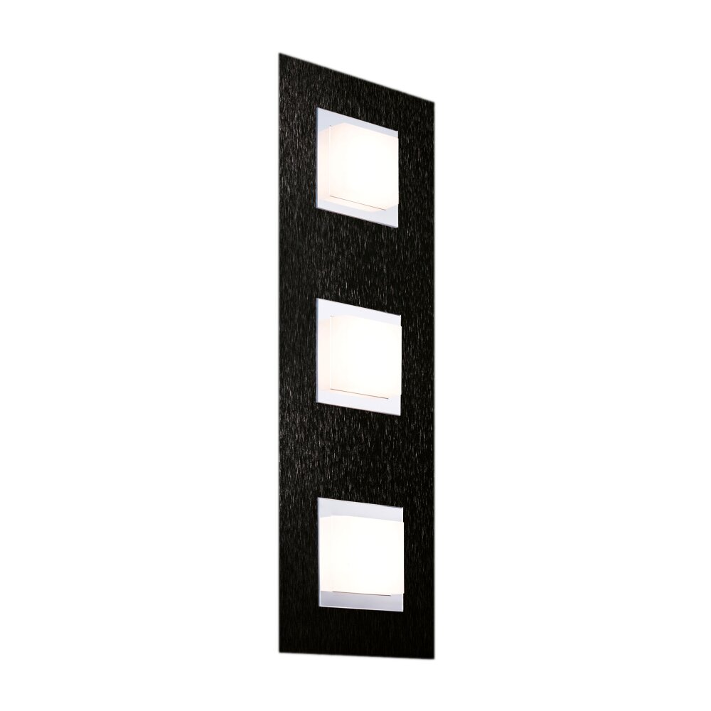 Grossmann BASIC Lámpara de techo o pared LED Negro, 3 luces main product photo