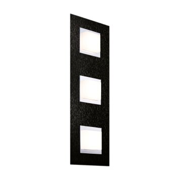 Grossmann BASIC Lámpara de techo o pared LED Negro, 3 luces