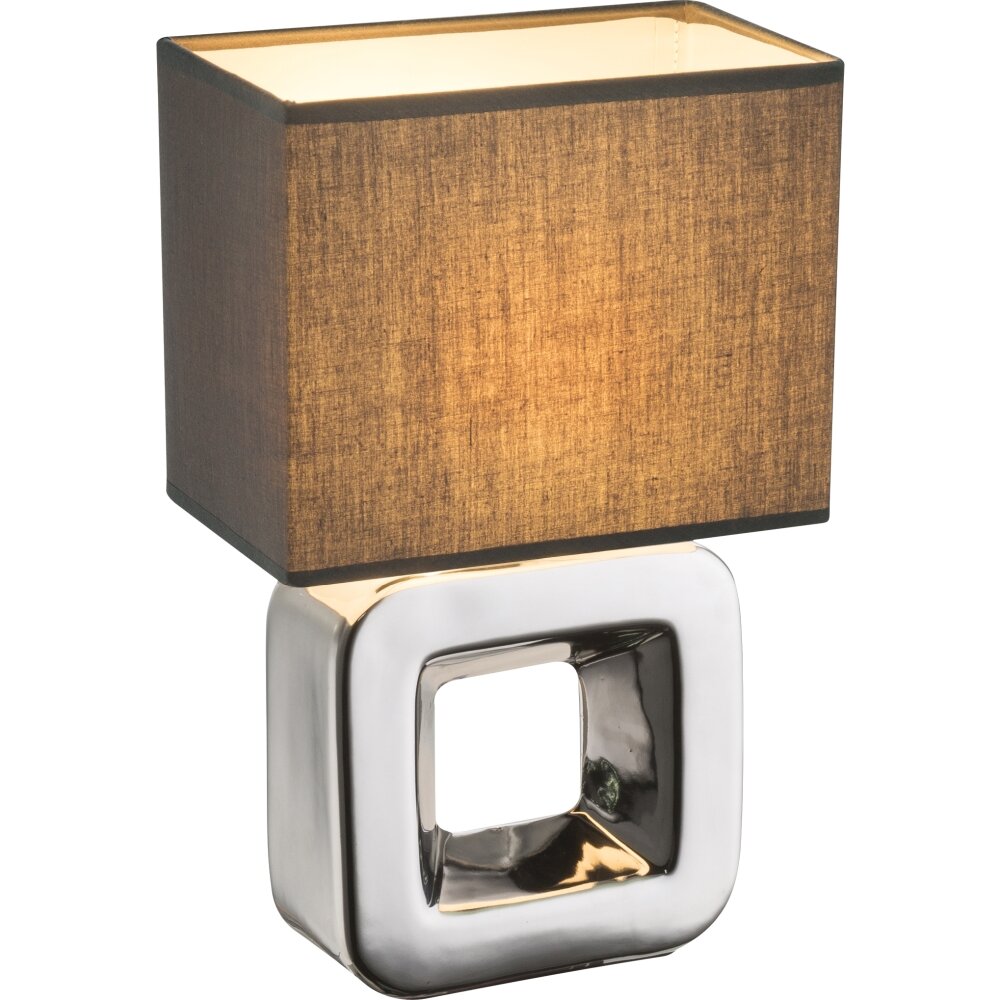 Globo KILAUEA Lámpara de Mesa Cromo, 1 luz main product photo