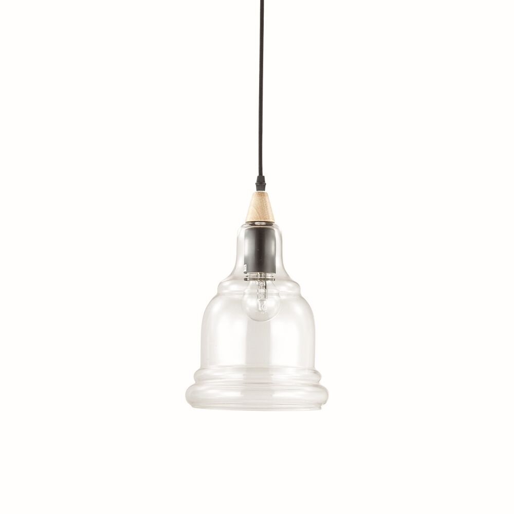 Ideal Lux GRETEL Lámpara Colgante Marrón, Negro, 1 luz main product photo