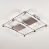 Beken Lámpara de Techo LED Acero bruñido, 1 luz