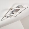 Beken Lámpara de Techo LED Acero bruñido, 1 luz
