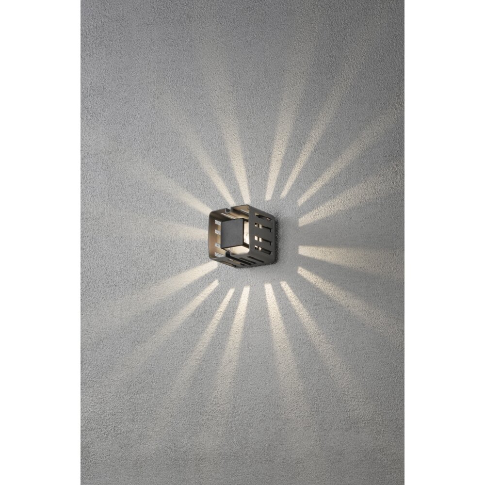 Konstsmide Pescara Aplique LED Antracita, 1 luz main product photo