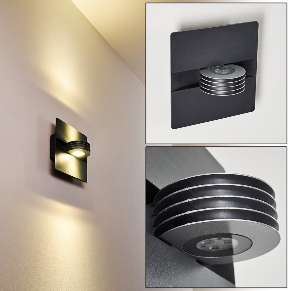 Aplique para exterior Haslen LED Antracita, 1 luz main product photo