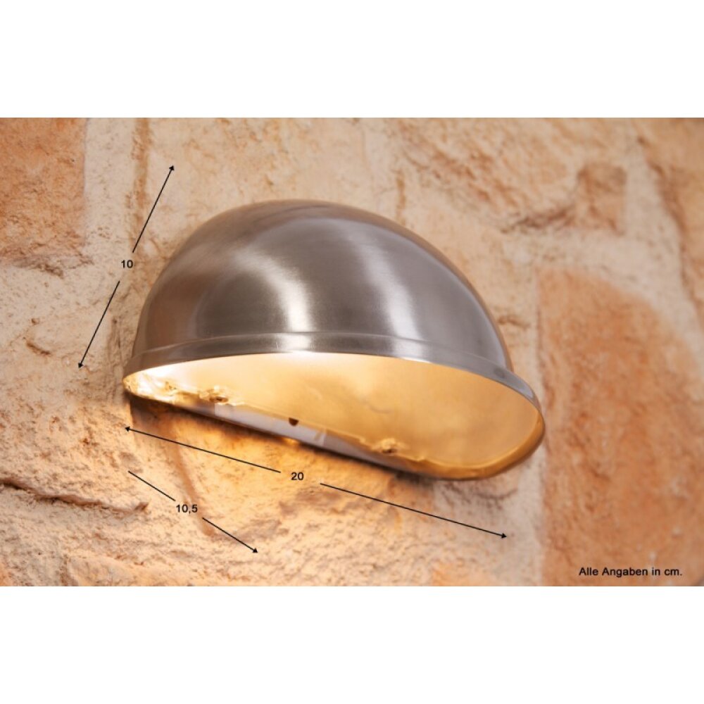 Konstsmide TORINO Aplique Gris, 1 luz main product photo