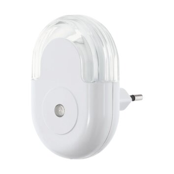 Eglo TINEO Foco con interruptor LED Blanca, 1 luz, Sensor de movimiento