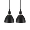 Nordlux RAY Lámpara colgante Negro, 2 luces