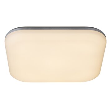 Globo Lámpara de techo para exterior LED Plata, 1 luz Globo Lámpara de techo para exterior LED Plata, 1 luz