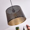 Libreville Lámpara Colgante Negro, 1 luz