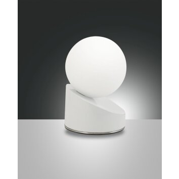 Fabas Luce Gravity Lámpara de Mesa LED Blanca, 1 luz