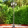 Hongkong Frost Candelabro Negro, 3 luces