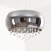 Ventspils Lámpara Colgante Ahumado, 5 luces