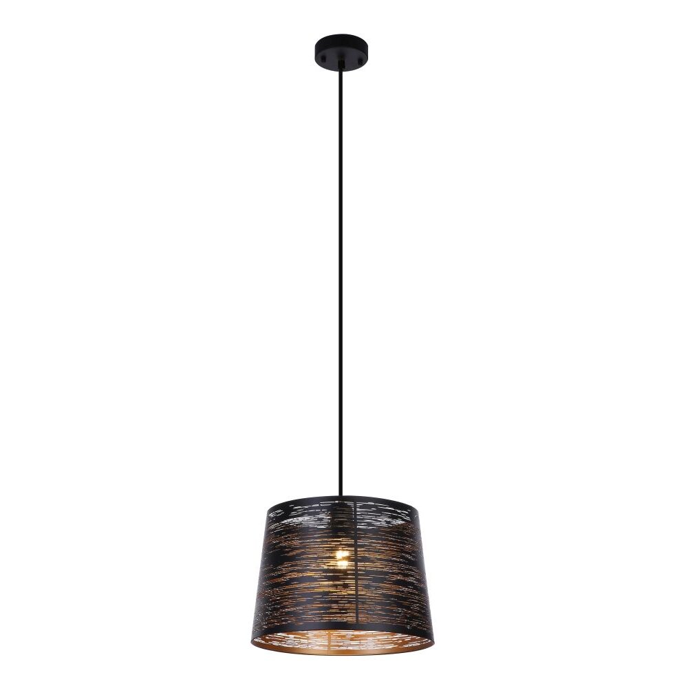Globo CONE Lámpara Colgante Negro, 1 luz main product photo