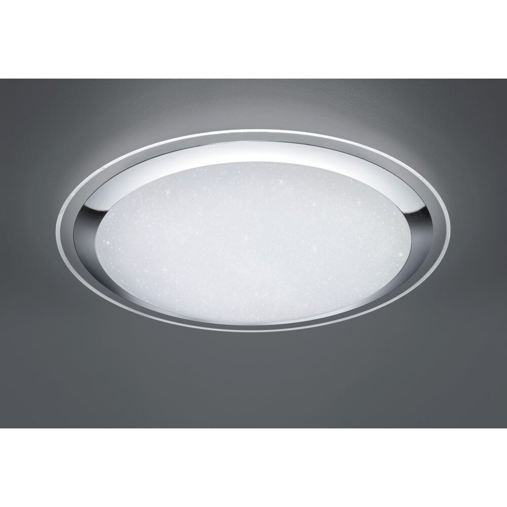 Trio MIKO Lámpara de Techo LED Blanca, 1 luz, Mando a distancia main product photo
