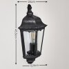 Gilze Aplique para exterior Negro, 1 luz