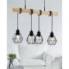 EGLO TOWNSHEND Lámpara Colgante Marrón, Negro, 4 luces