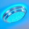 Mirabeau Lámpara de Techo LED Blanca, 2 luces, Mando a distancia, Cambia de color