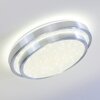 Mirabeau Lámpara de Techo LED Aluminio, 2 luces, Mando a distancia, Cambia de color