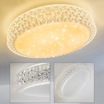 Soppero Lámpara de Techo LED Blanca, 1 luz