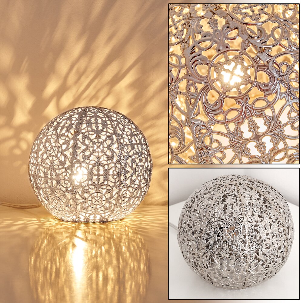 Kobenhavn Lámpara de Mesa Plata, 1 luz main product photo