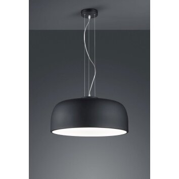 Trio BARON Lámpara Colgante Negro, 4 luces