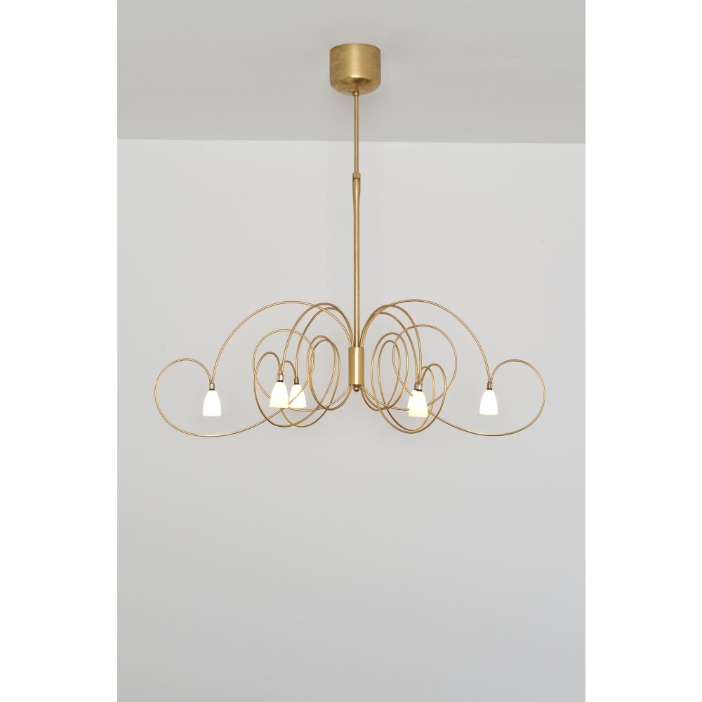Holländer ROSASPINA OVAL Lámpara Colgante dorado, 6 luces main product photo