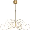 Holländer ROSASPINA OVAL Lámpara Colgante dorado, 6 luces