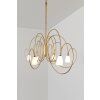 Holländer ROSASPINA OVAL Lámpara Colgante dorado, 6 luces