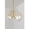 Holländer ROSASPINA OVAL Lámpara Colgante dorado, 6 luces