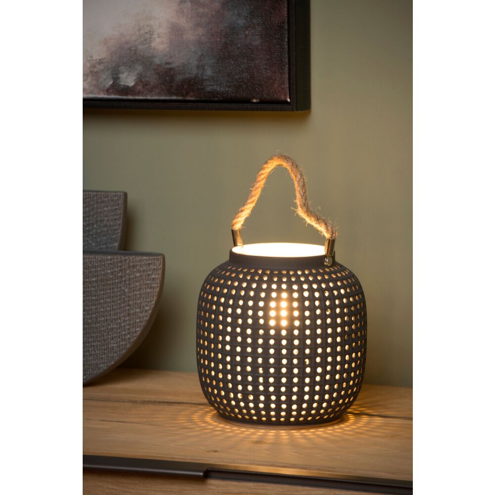 Lucide SAFIYA Lámpara de escritorio Gris, 1 luz main product photo