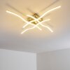 Kosola Lámpara de Techo LED Níquel-mate, 4 luces