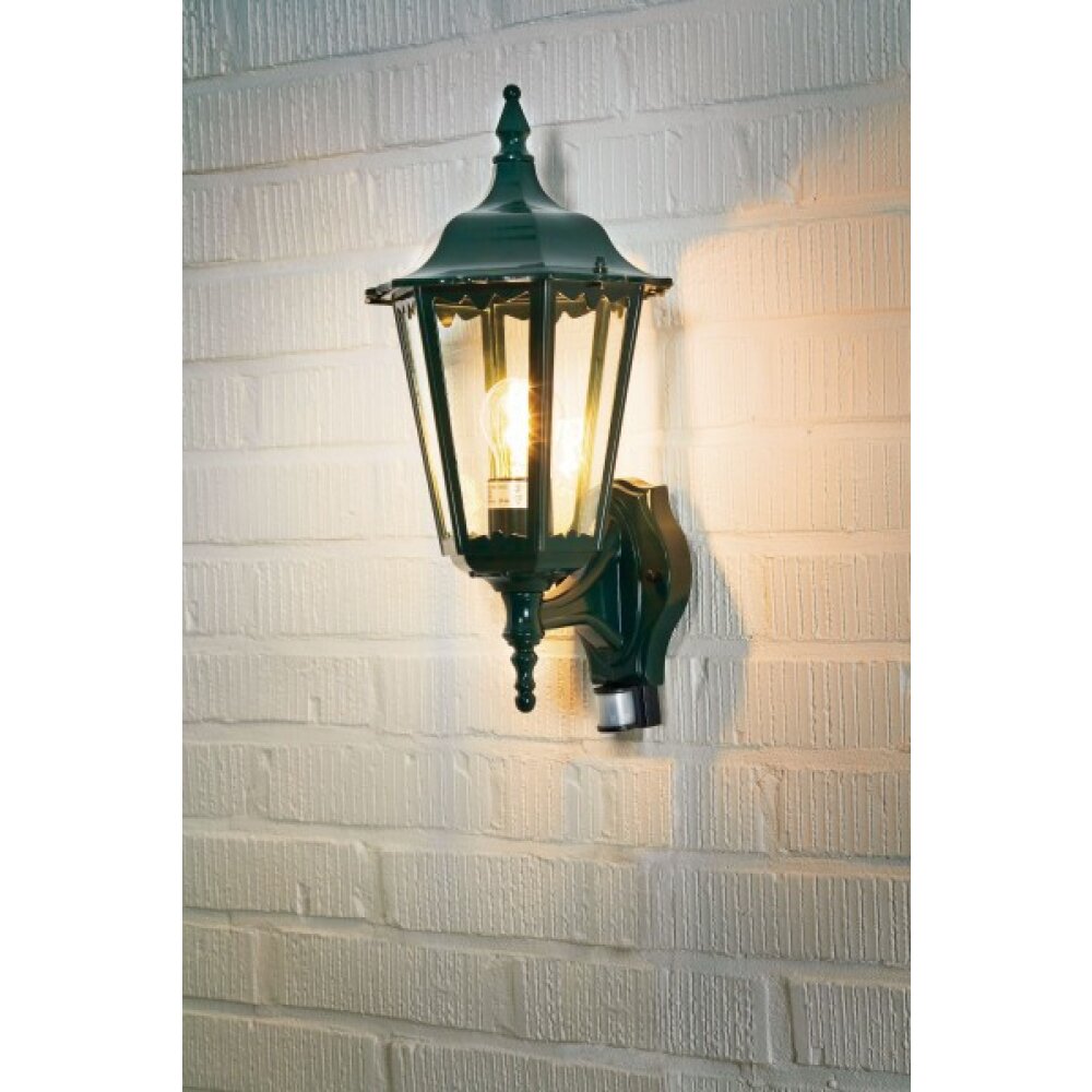 Konstsmide Firenze Aplique Verde, 1 luz, Sensor de movimiento main product photo