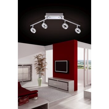 Paul Neuhaus SILEDA Lámpara de techo Aluminio, 4 luces