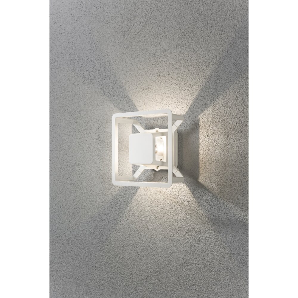 Konstsmide Pescara Aplique LED Blanca, 1 luz main product photo