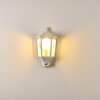 Brissago Aplique para exterior Blanca, 1 luz, Sensor de movimiento