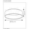 Lucide TALOWE Lámpara de Techo LED Blanca, 1 luz