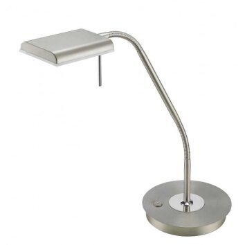 Sorpetaler Bergamo Lámpara de mesa LED Níquel-mate, 1 luz