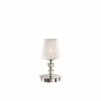 Ideal Lux PEGASO Lámpara de Mesa Blanca, 1 luz