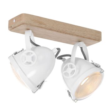 Steinhauer Gearwood Lámpara de Techo LED Blanca, 2 luces