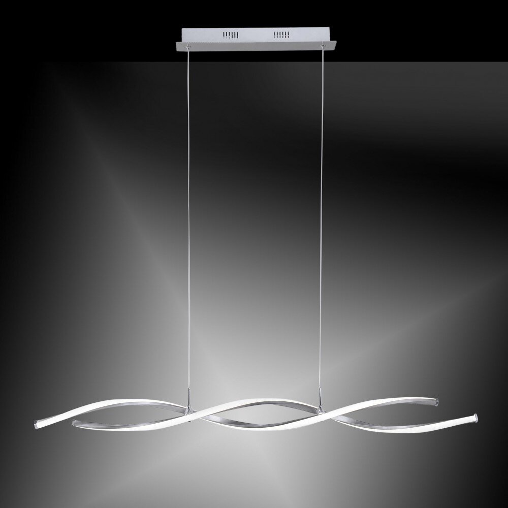 Paul Neuhaus POLINA Lámpara colgante LED Acero inoxidable, 2 luces main product photo
