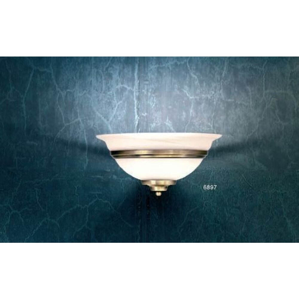 Globo TOLEDO Aplique Latón antiguo, 1 luz main product photo