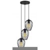 Eglo NEWTOWN Lámpara colgante Negro, 3 luces