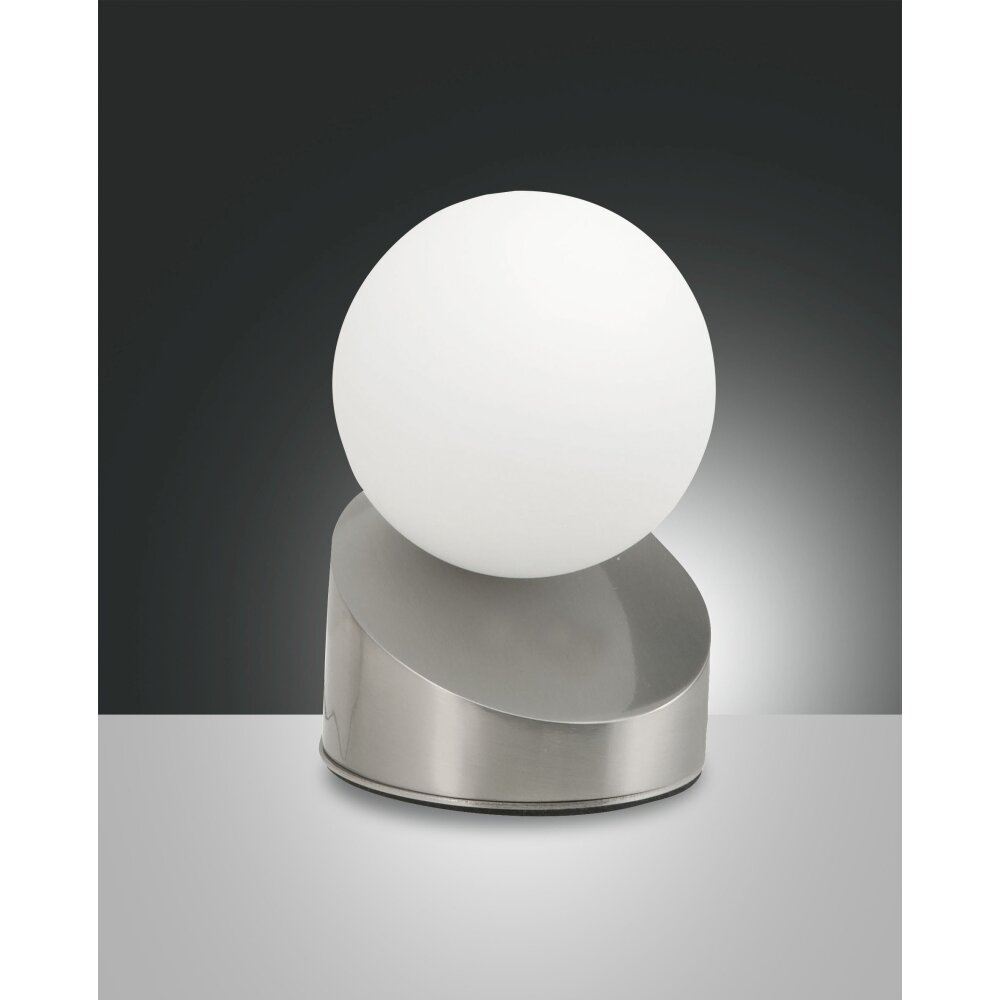 Fabas Luce Gravity Lámpara de Mesa LED Níquel-mate, 1 luz main product photo