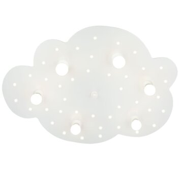 Elobra WOLKE Aplique Blanca, 6 luces