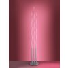 Leuchten Direkt Ls-WAVE Lámpara de Pie LED Acero inoxidable, 3 luces, Mando a distancia, Cambia de color