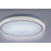 Leuchten Direkt Luisa Lámpara de Techo LED Blanca, 2 luces, Mando a distancia, Cambia de color
