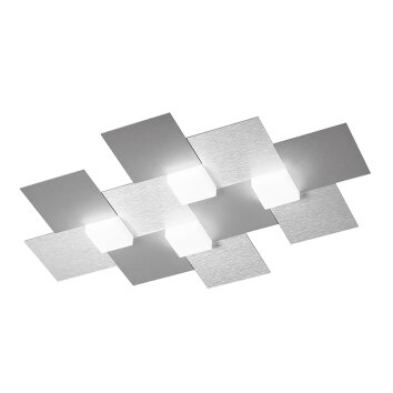 Grossmann CREO Lámpara de techo LED Aluminio, 4 luces