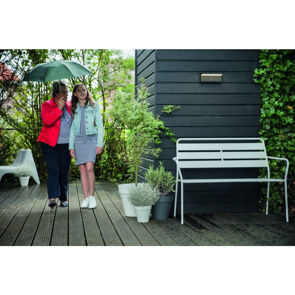 Philips Bustan Aplique para exterior LED Antracita, 2 luces, Sensor de movimiento main product photo
