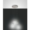 Fabas Luce Desus Lámpara Colgante LED Níquel-mate, 3 luces