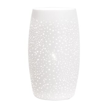 Lámpara de Mesa By Rydens Colby Blanca, 1 luz